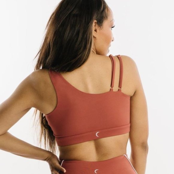 Zyia Terra Cotta Asym Light n Tight Bra - Picture 1 of 2